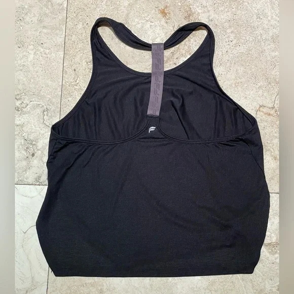 Fabletics Black Racerback Tank Top - Picture 2 of 2
